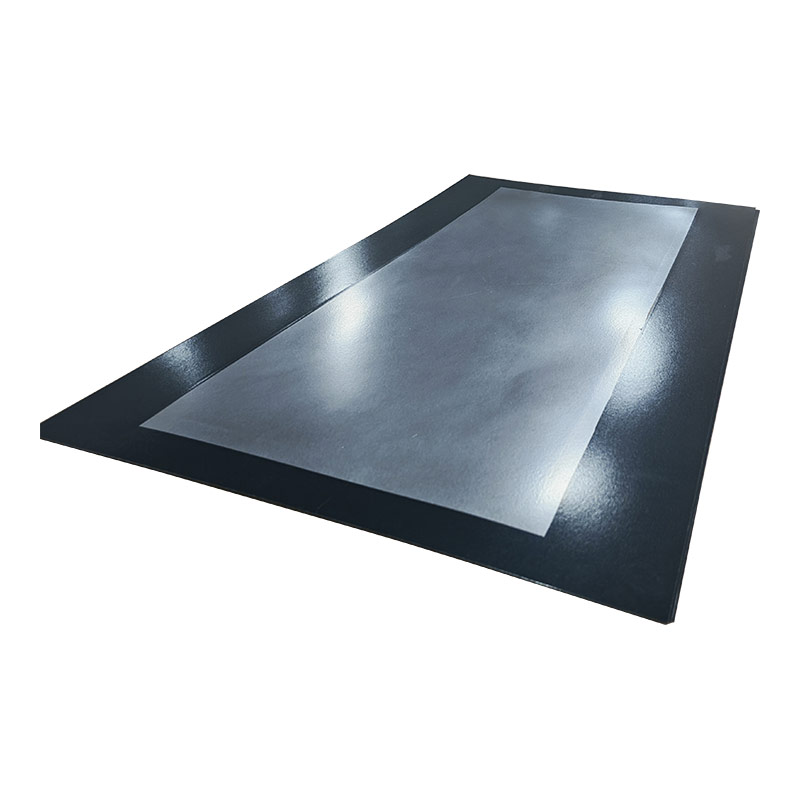 Plat bipolaire flexible composé renforcé par fibre de carbone de graphite avec des bords soudés