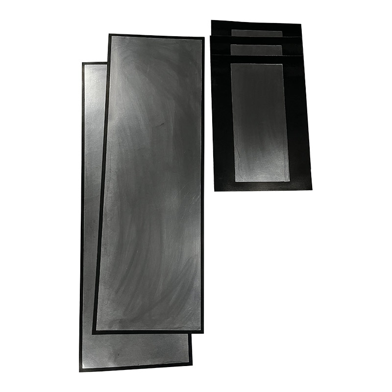 Plat bipolaire flexible composé renforcé par fibre de carbone de graphite avec des bords soudés